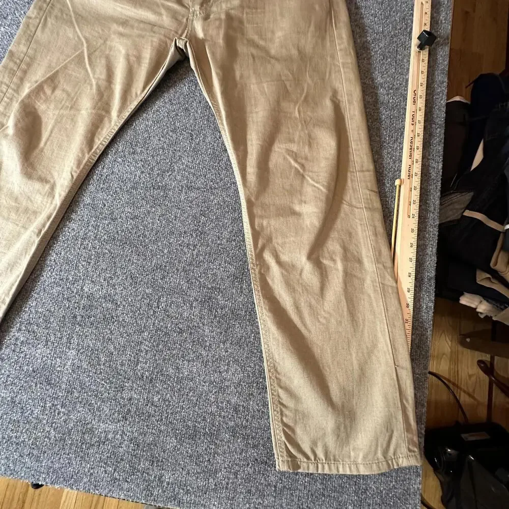 Levi's 505 Regular Fit‎ Men’s Beige Jeans - W36 L30